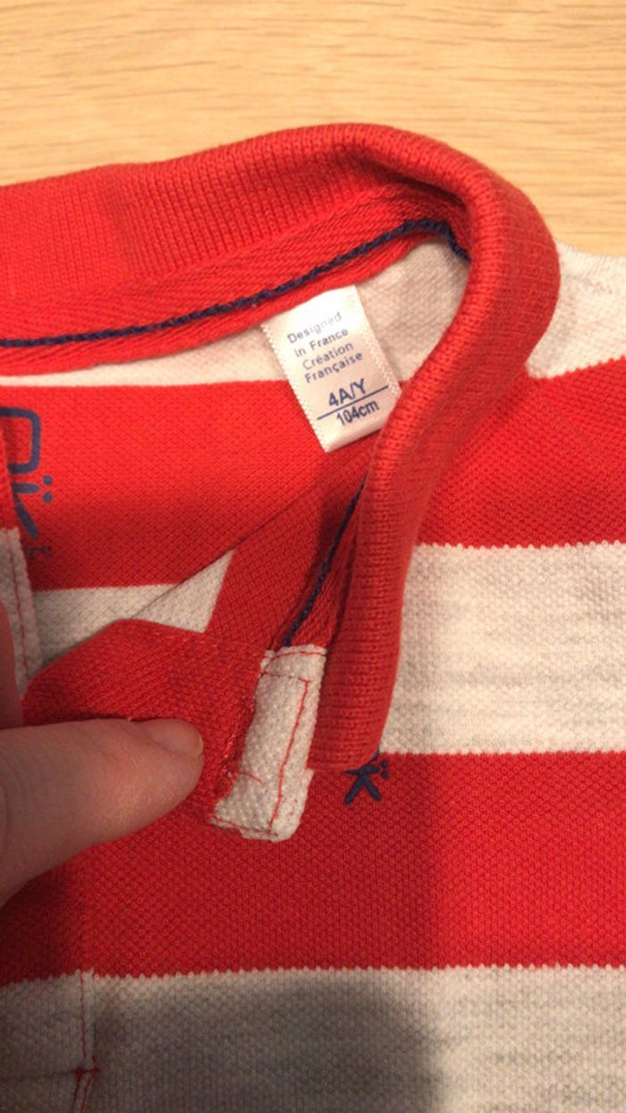 Lot de deux polos okaidi 4 ans - photo numéro 6