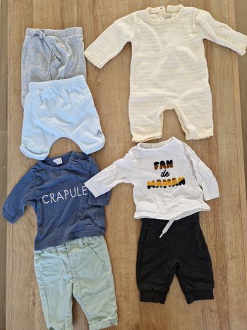 Lot vêtements 1 mois