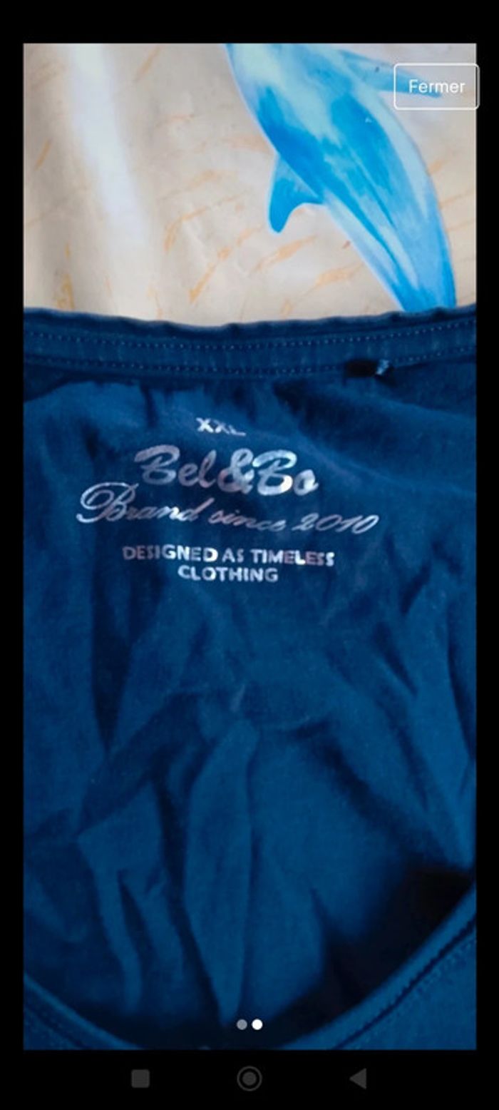 T-shirt manches longues 2xl - photo numéro 2