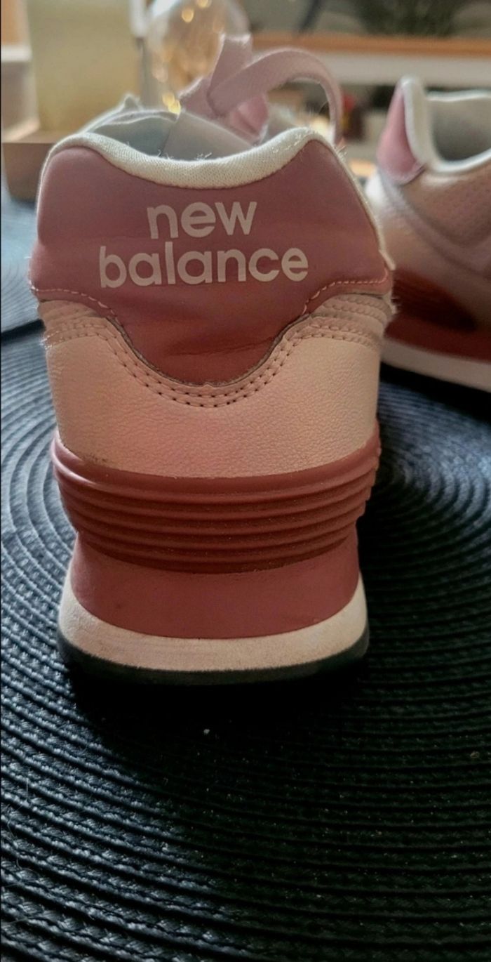 New Balance 574 Rose - photo numéro 5