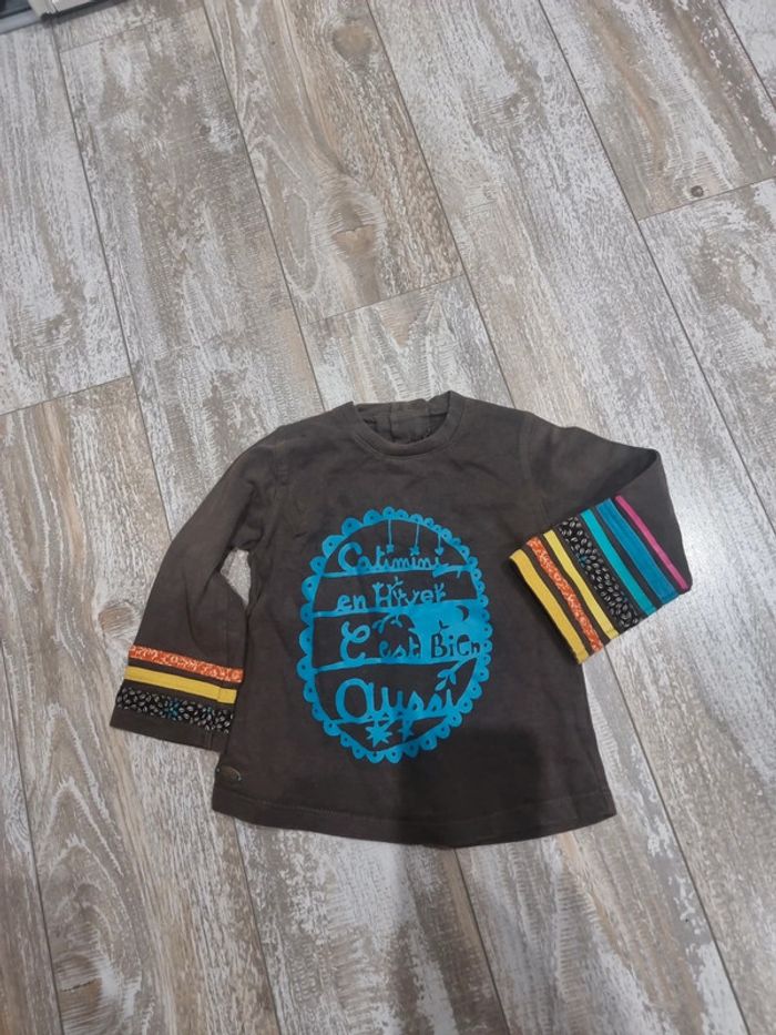 Haut manches longues #orianablfille18mois