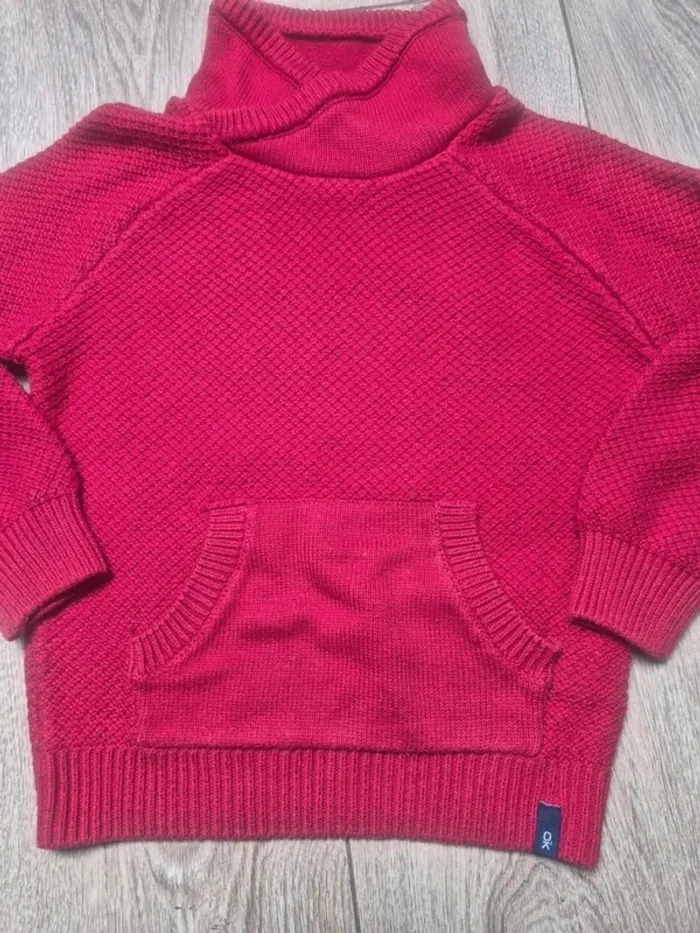 Pull col croisé okaidi 4 ans en parfait état - photo numéro 2