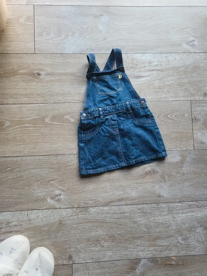 Robe salopette jeans