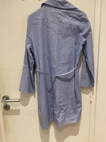 Robe chemise rayée