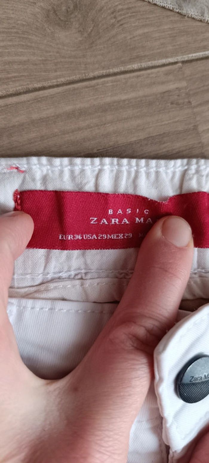 Pantalon blanc Zara S - photo numéro 5