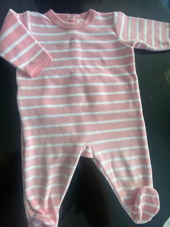 Pyjama velours, neuf petit bateau