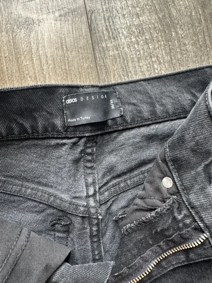 Jean droit slim noir – taille haute – ASOS – Neuf avec étiquette - photo numéro 4