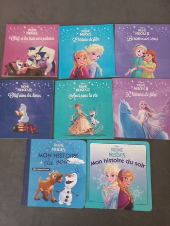 Lot 8 petits livres reine des neiges histoire du soir