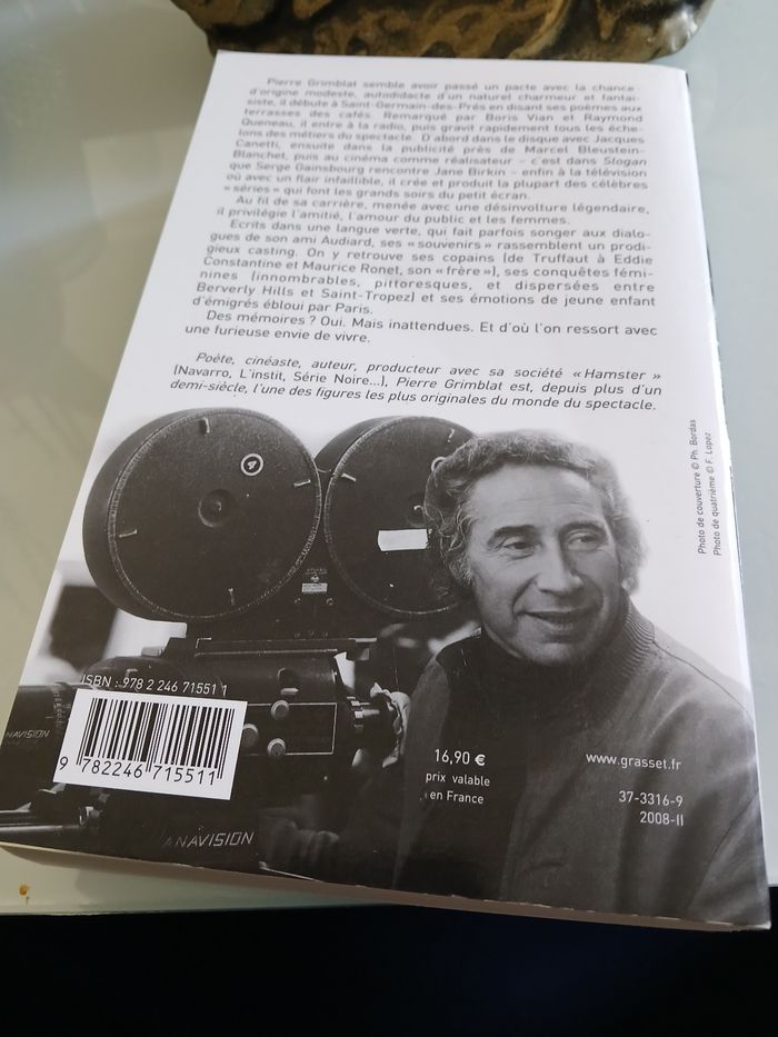 LIVRE RECHERCHE JEUNE HOMME AIMANT LE CINEMA DE PIERRE GRIMBLAT - photo numéro 2