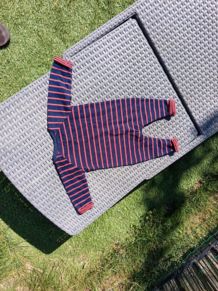 Combinaison pyjama grenouillère sans pied léger fin taille 3 mois 62 cm - photo numéro 8