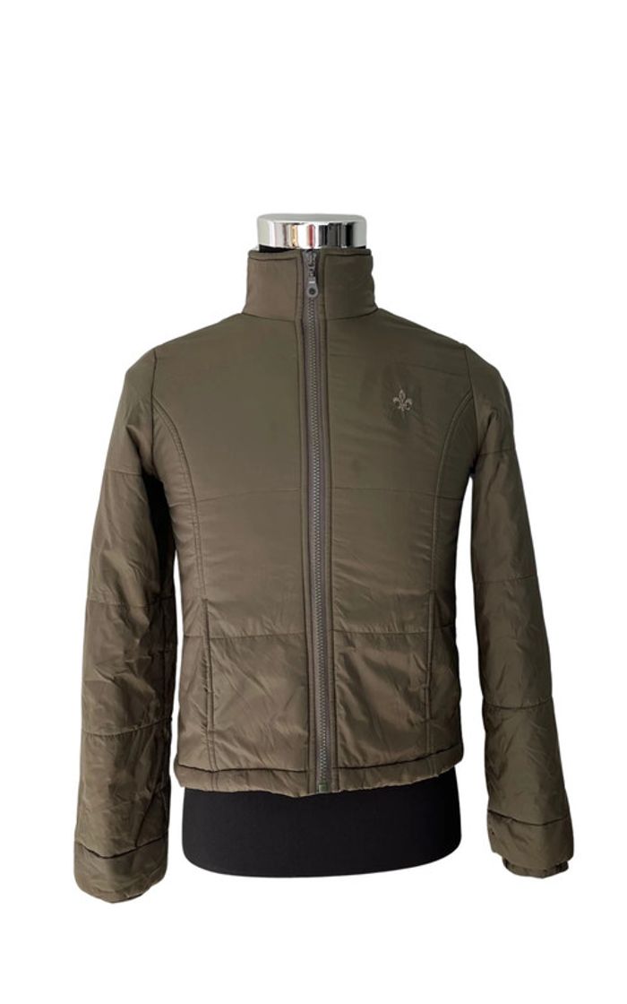 Manteau/doudoune légère verte kaki Clockhouse pour femme en taille 36