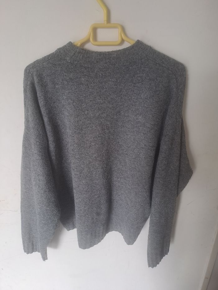 Pull gris H&M taille S - photo numéro 8