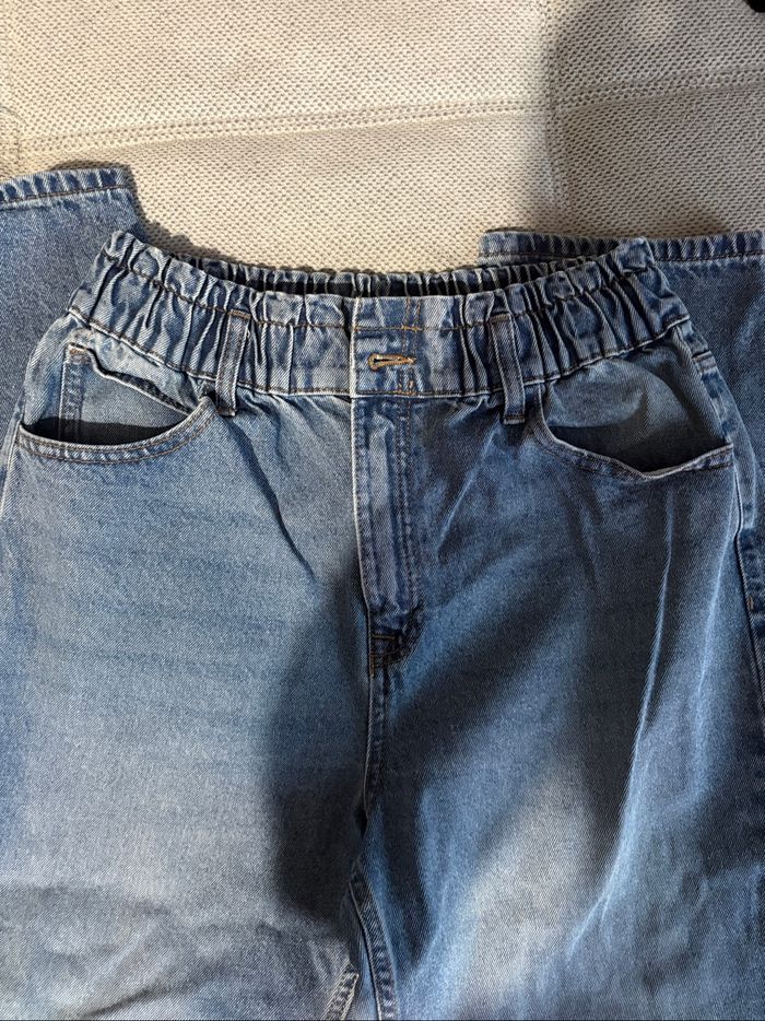 Jean mom taille élastique – Kiabi – Taille 40 - photo numéro 4
