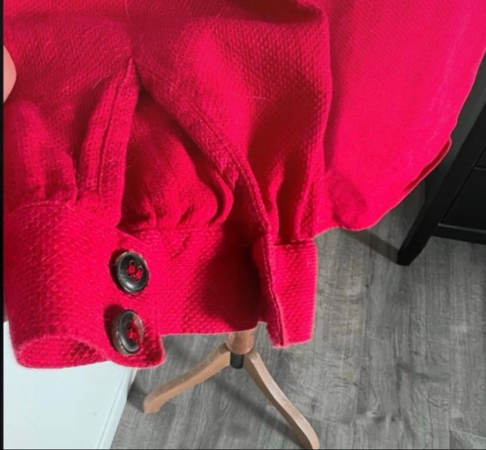 Blouse haut rouge Mango taille S ou 36 - photo numéro 5