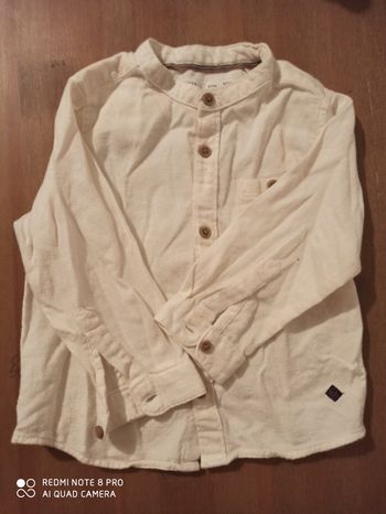 Chemise zara col tunisien