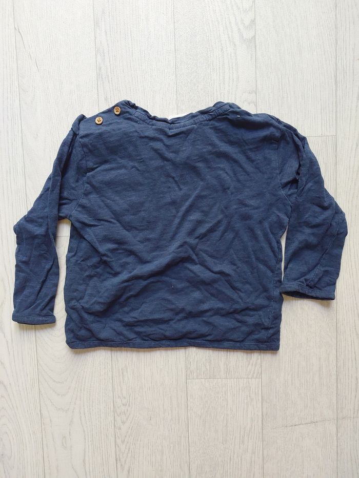 Lot 3  t-shirts manches longues 86cm - photo numéro 3