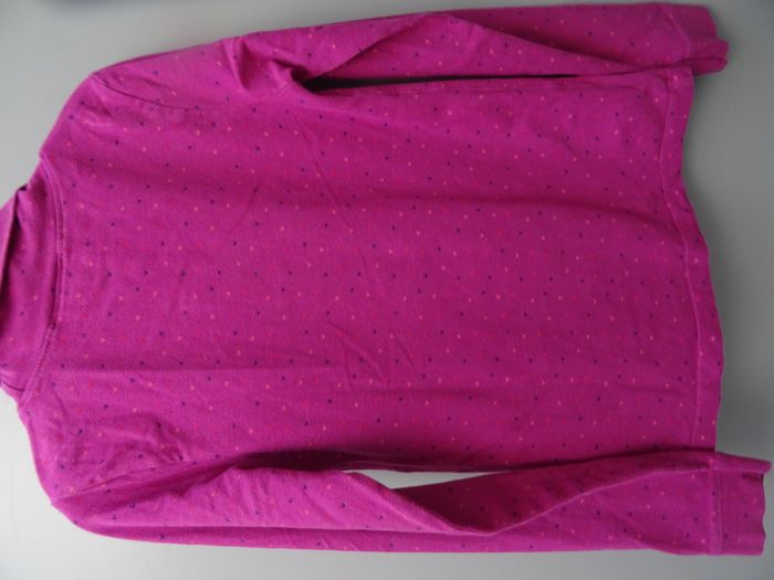 T-shirt rose à col roulé - 10 ans - photo numéro 4