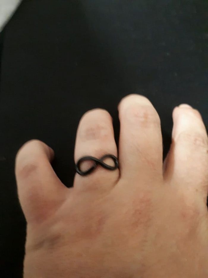 Bague infini noir - photo numéro 2