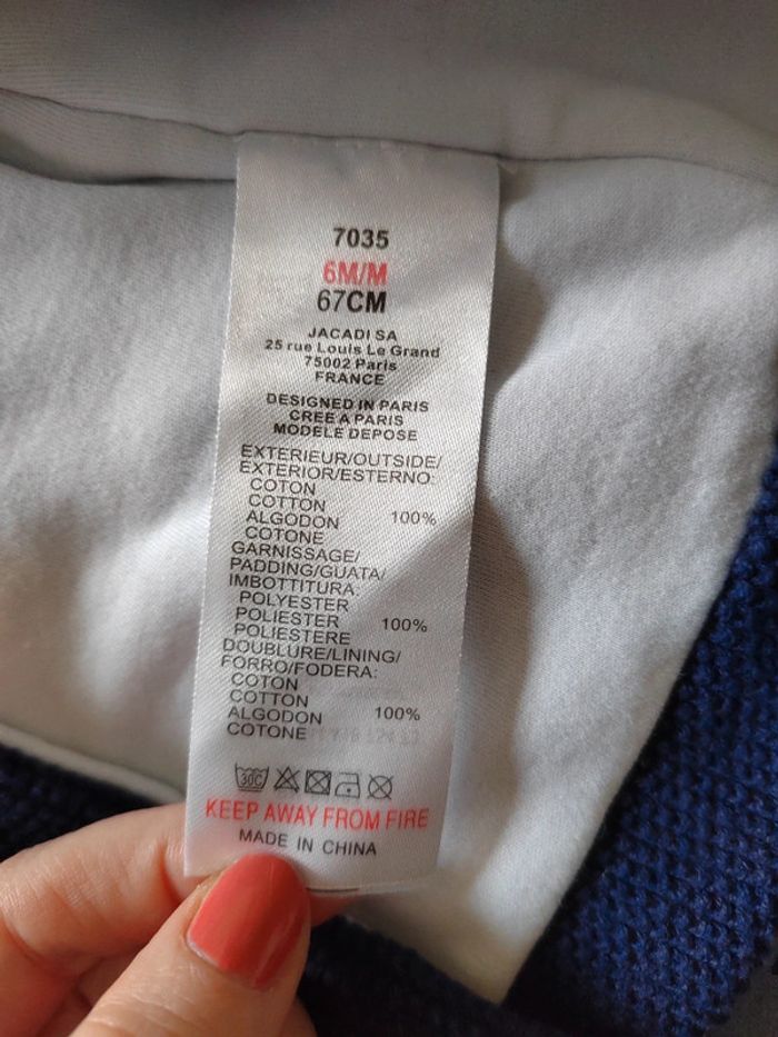 Mon premier manteau jacadi 6 mois - photo numéro 4