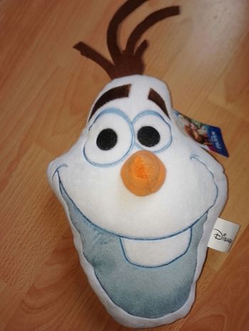 Coussin tête d'Olaf neuf