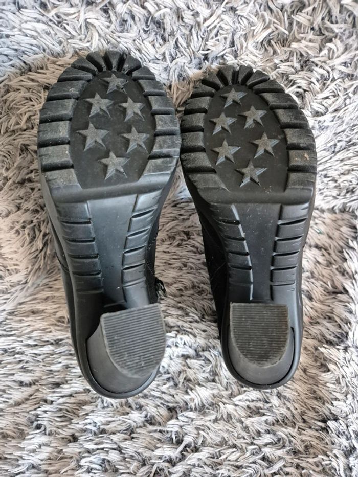 Bottines noir à talons - photo numéro 4