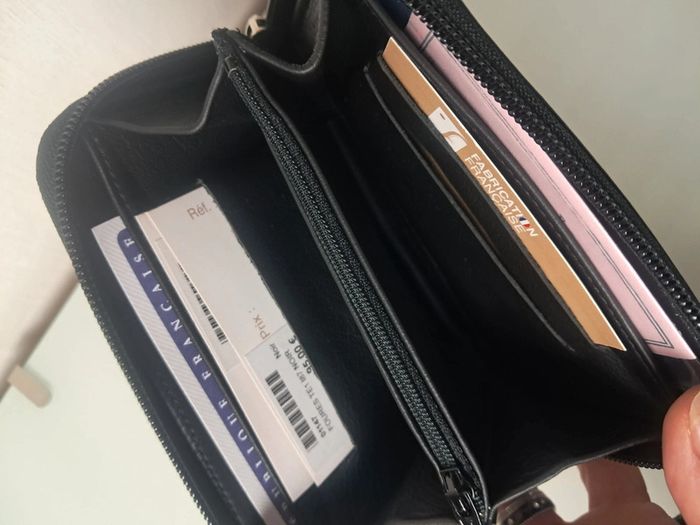 Jean Louis Fourés des ateliers fourés portefeuille cuir noir neuf - photo numéro 6