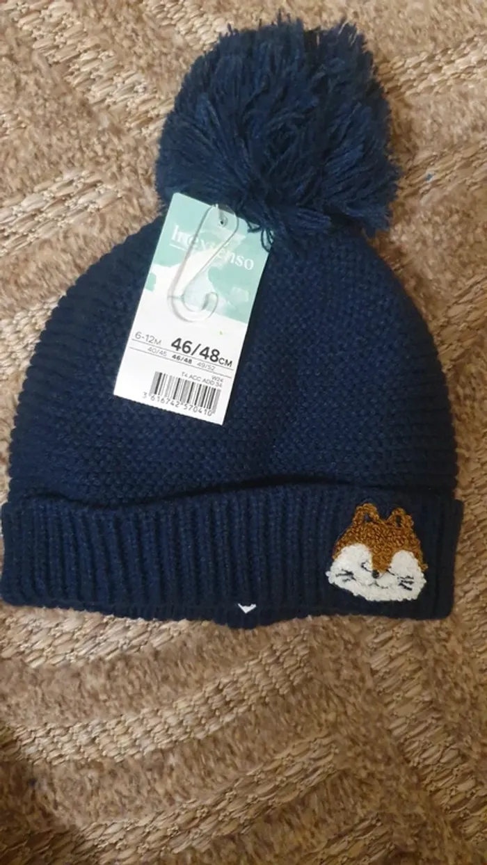 Bonnet bebe garcon 6 mois
