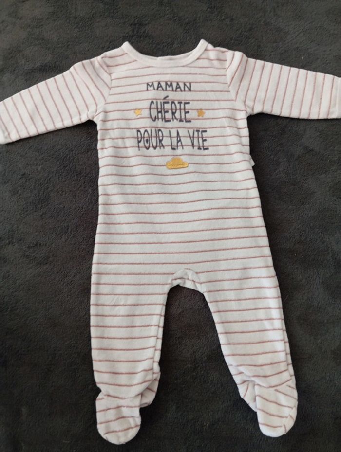 Pyjama en velours 6 mois