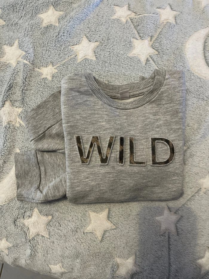 Pull gris chiné