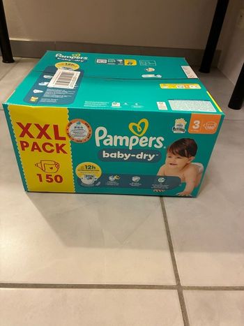 Promo -30% Pack couches Pampers XXL neuf