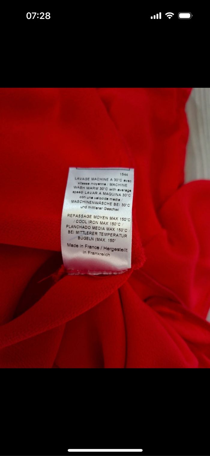 Blouse manches courtes Tara Jarmon taille 38 - photo numéro 5