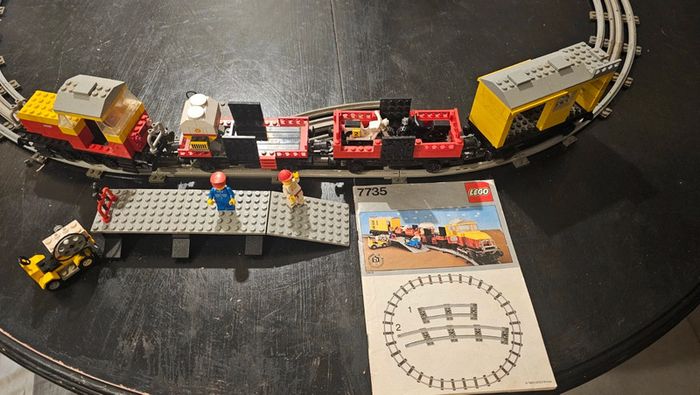 Train Lego 7735 Vintage des années 80