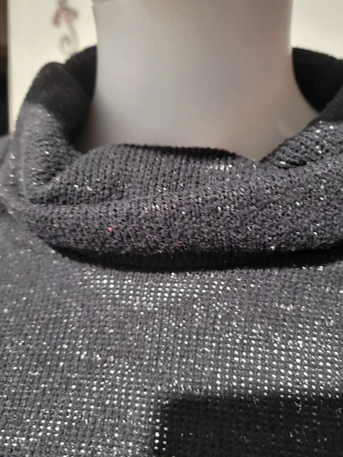 Pull noir brillant - photo numéro 4