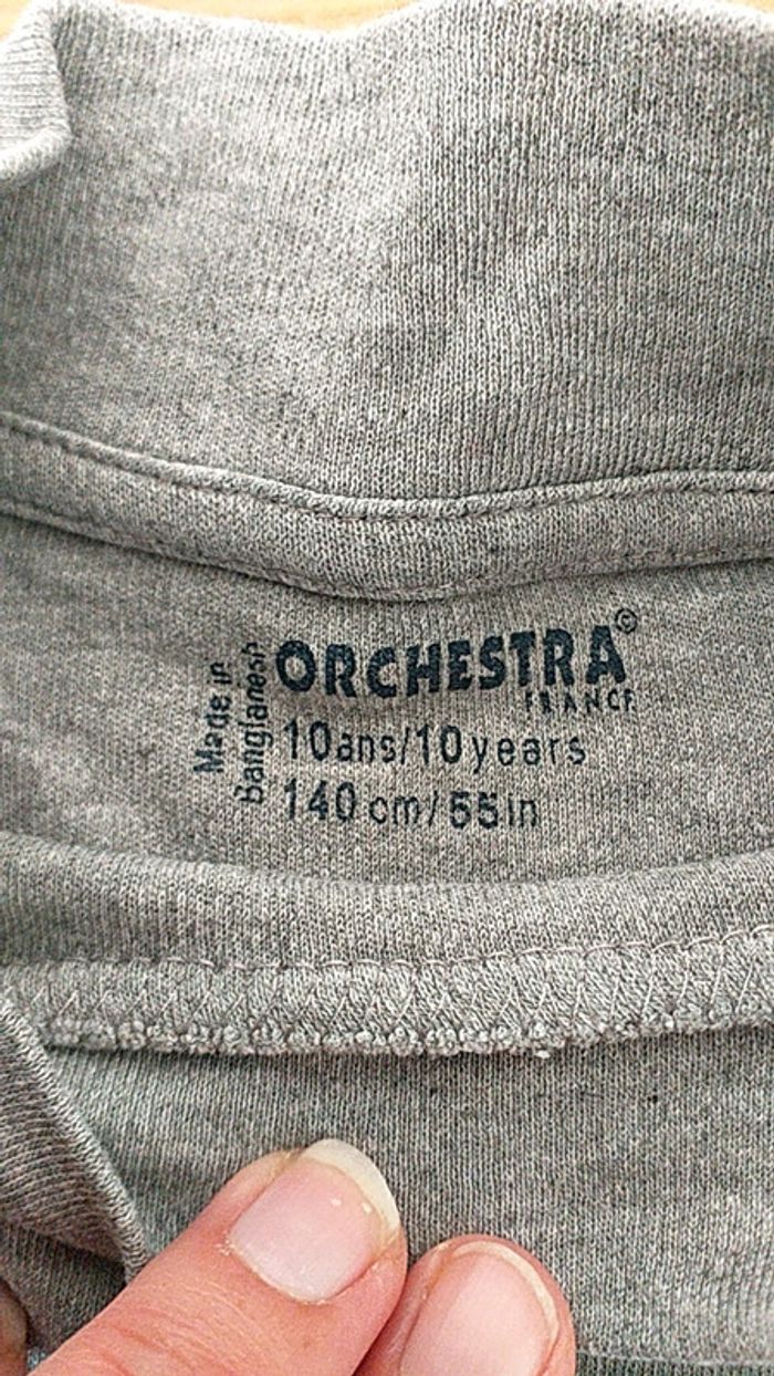 Maillot manches longues garçon gris - photo numéro 3