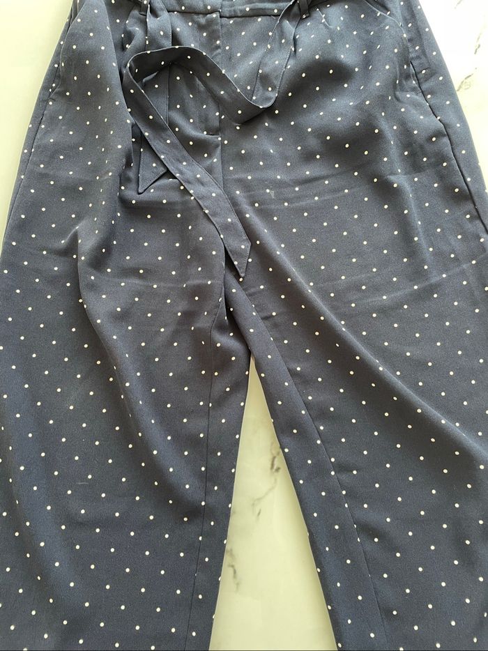 Pantalon chino Camaïeu taille 44 jambes larges - photo numéro 2