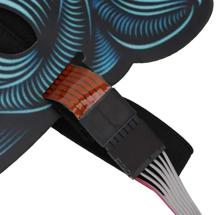 Masque panthère lumineux réactif au son – Goodmark Taille Unique Neuf - photo numéro 4