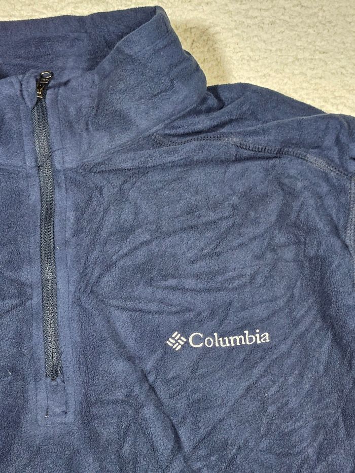 Zip polaire columbia bleu - photo numéro 3