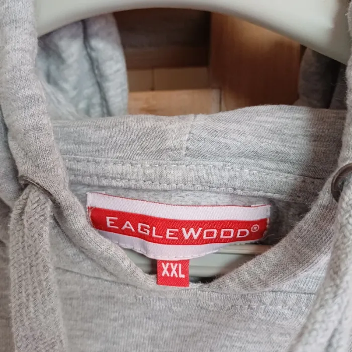Sweat à capuche gris homme XXL EagleWood - photo numéro 2