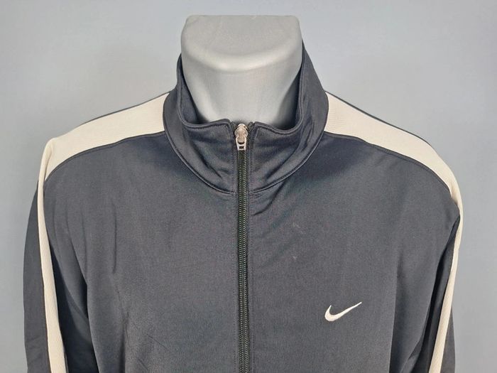 Veste Nike vintage noir blanc zip intégral logo brodé Y2K (543) - photo numéro 2