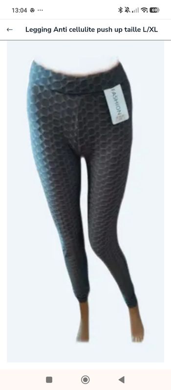 Leegings anti cellulite push up femme taille L/XL