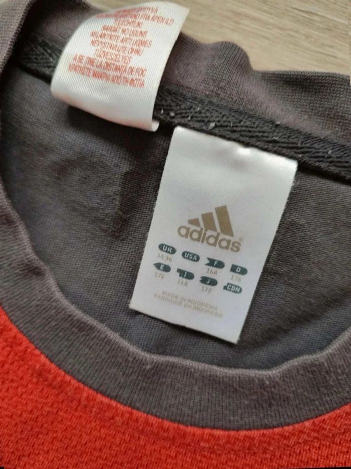 T shirt manches longues adidas 16 ans - photo numéro 3