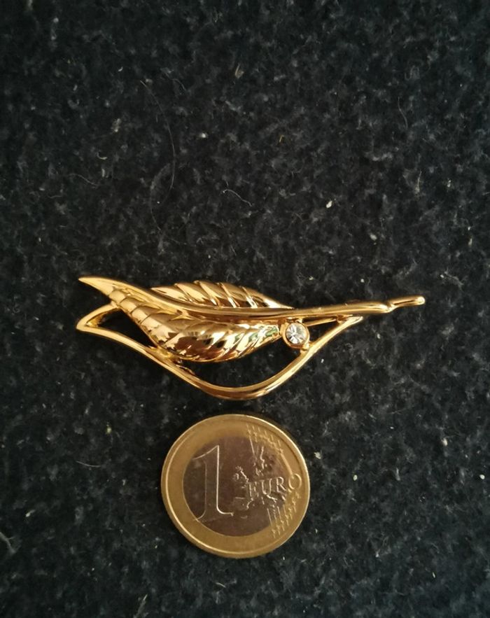 Broche plaquée or vintage - photo numéro 3