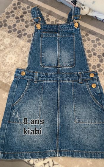 Robe en jean kiabi fille  8 ans