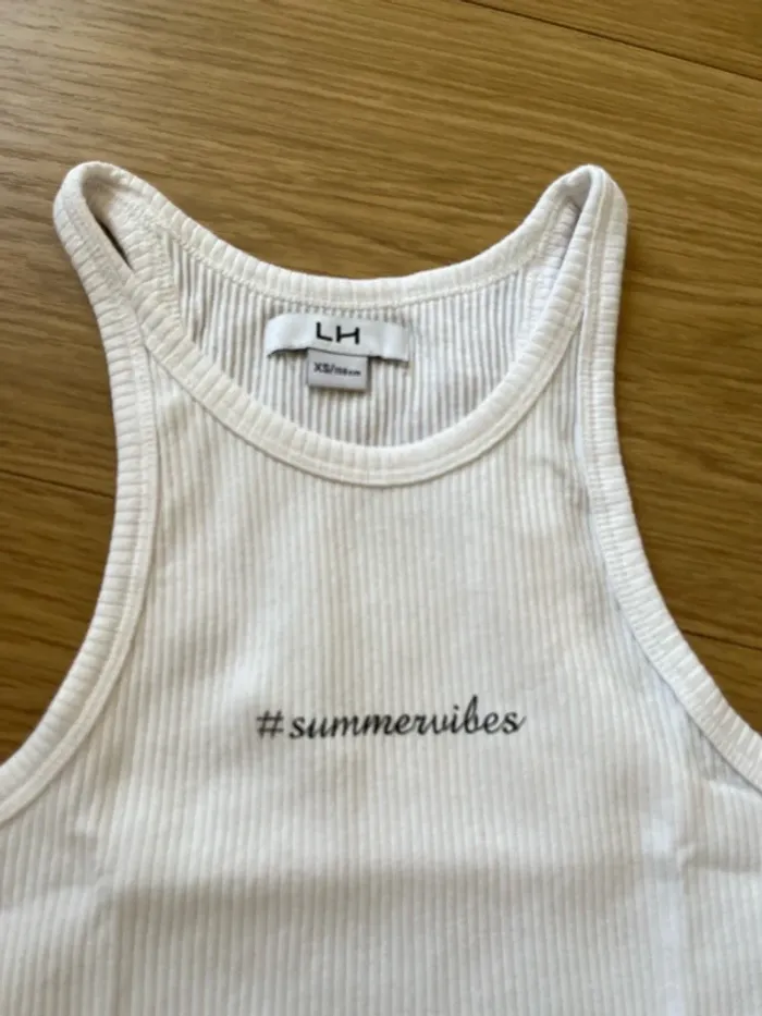 Débardeur blanc taille XS - photo numéro 2