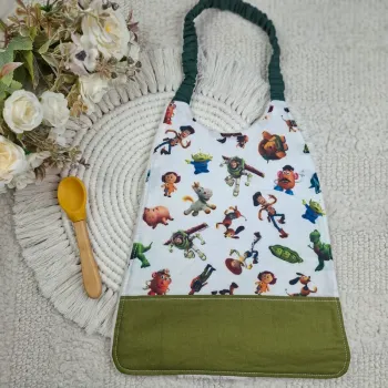 Bavoir élastique motifs toy story