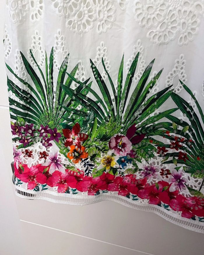 Robe en dentelle blanche Desigual T40 - photo numéro 3