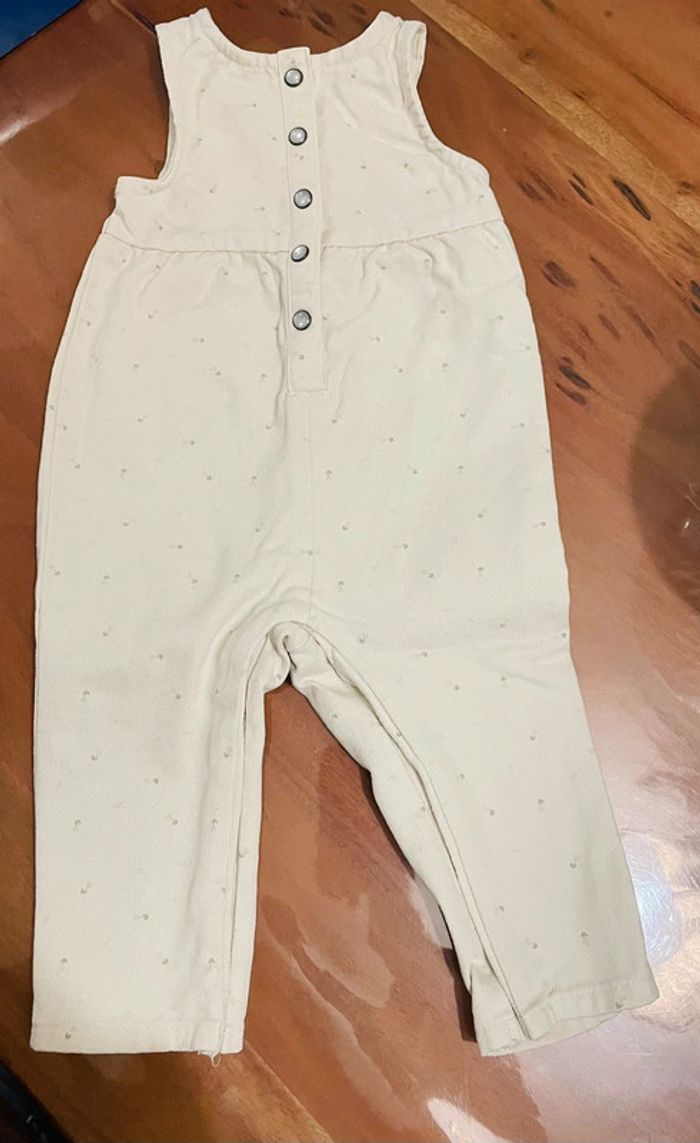 Salopette jeans clair 18 mois