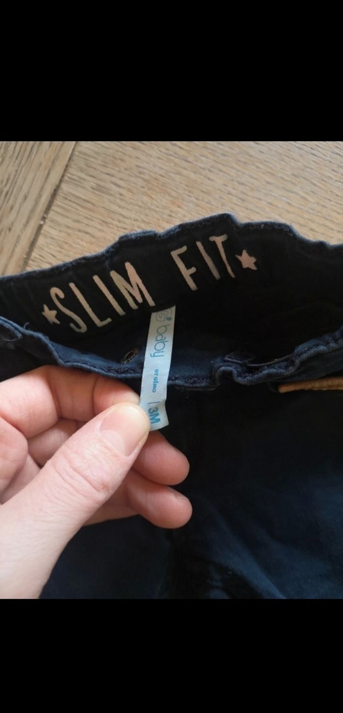 Pantalon bleu marine 3 mois - photo numéro 2