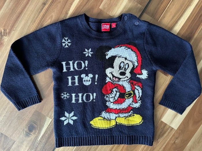 Pull Mickey Noël Disney Baby 36 Mois