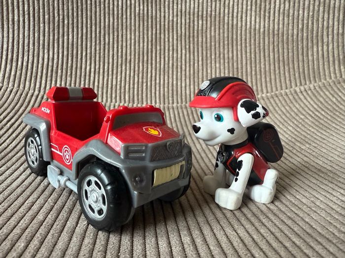Pat patrouille marcus avec véhicule et carte